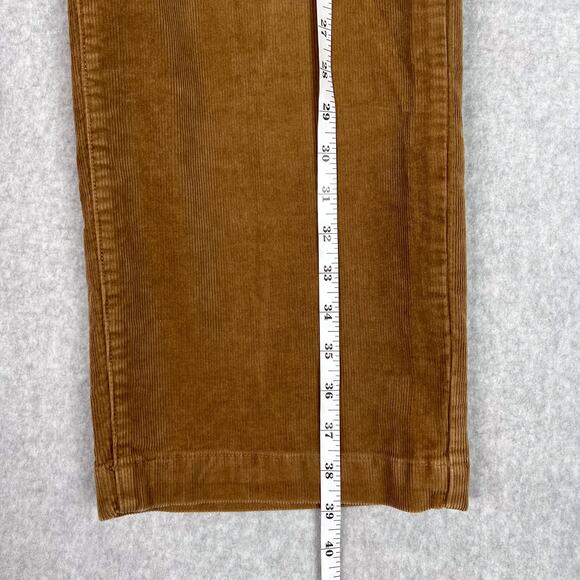 MUJI Brown Corduroy Straight Leg Pants Size Medium - Picture 11 of 15